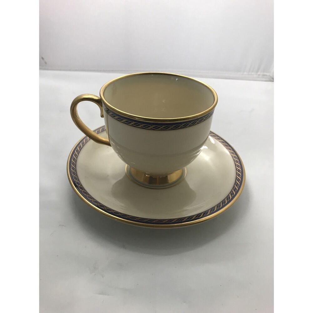 Lenox Presidential Collection Hamilton Tea Coffee‎ Cup and Saucer Vintage